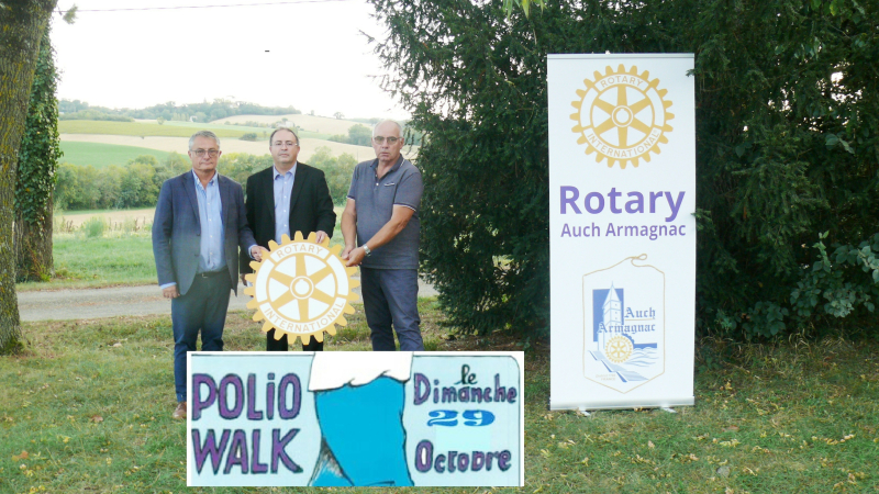 La "Polio Walk" aura lieu le dimanche 29 octobre au Grand Comté à Roquelaure