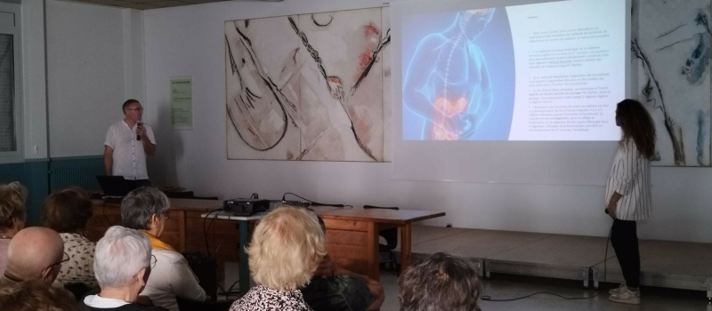 Beau succès de la conférence "Le ventre, notre 2e cerveau" organisée par la Bienfaisance