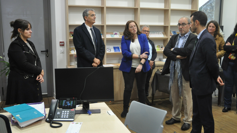 Inauguration de l'espace France Services installé dans ses nouveaux locaux