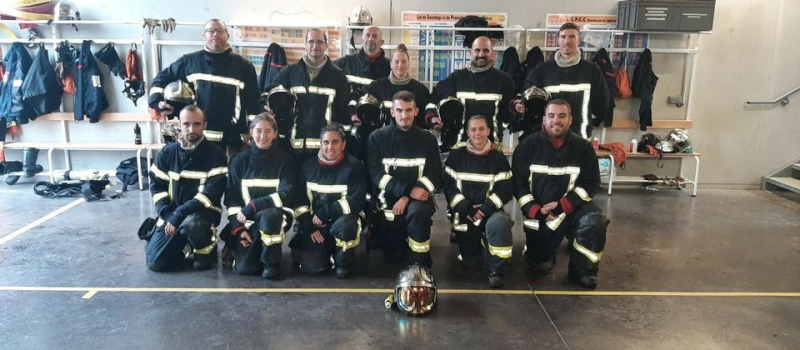 SDIS 32 : formation incendie au centre de secours