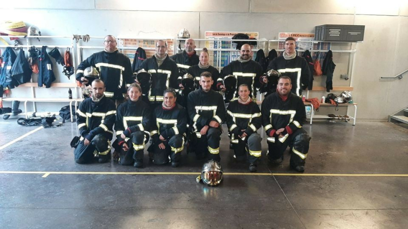 SDIS 32 : formation incendie au centre de secours