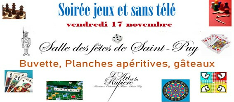 Soirée sans télé mais avec jeux de société