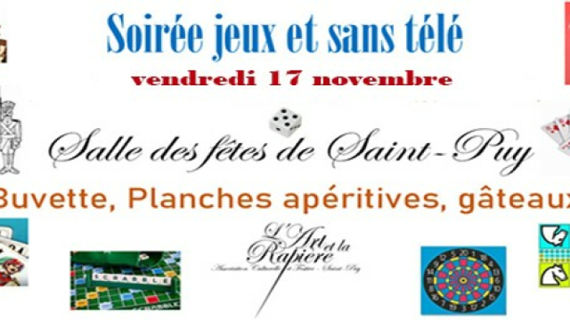 Soirée sans télé mais avec jeux de société