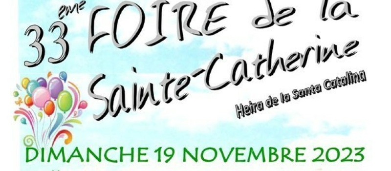 La foire Sainte-Catherine, c'est dimanche à Auch !