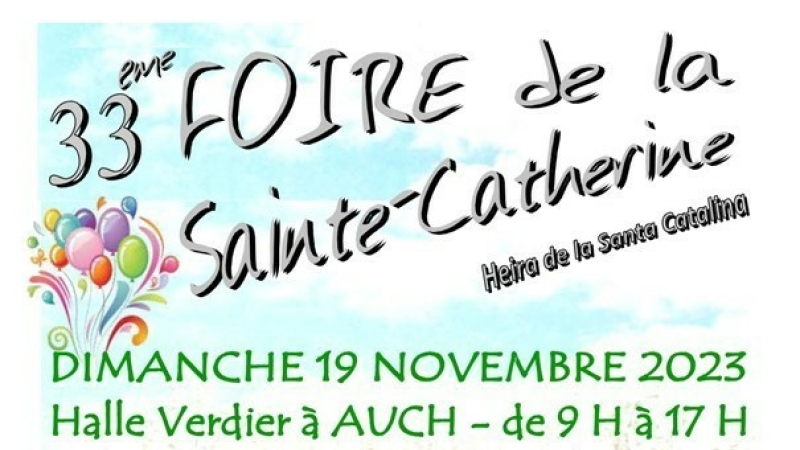 La foire Sainte-Catherine, c'est dimanche à Auch !