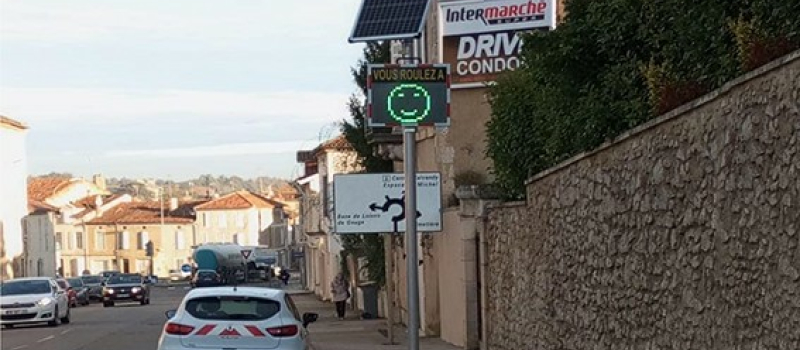 Des radars pédagogiques installés sur 2 axes