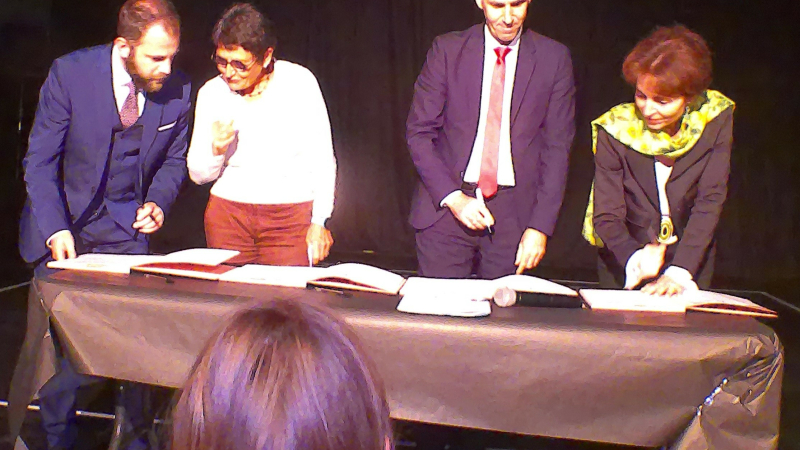 Signature de la Convention de Généralisation pour l'Education Artistique et Culturelle