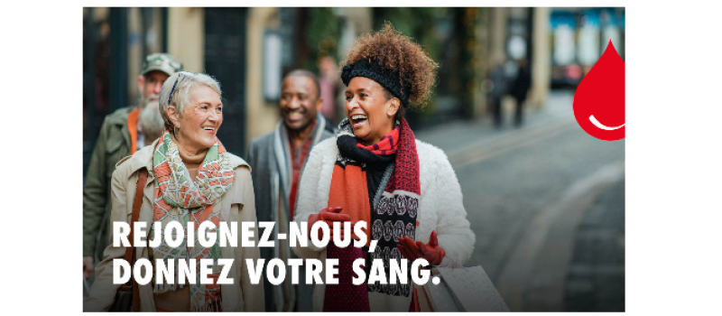 En décembre, faites le plus beau des cadeaux:faites un don de sang !