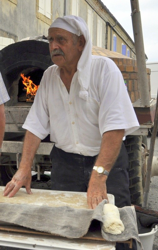 Michel, lors du dernier Marcat de Beth Temps'A