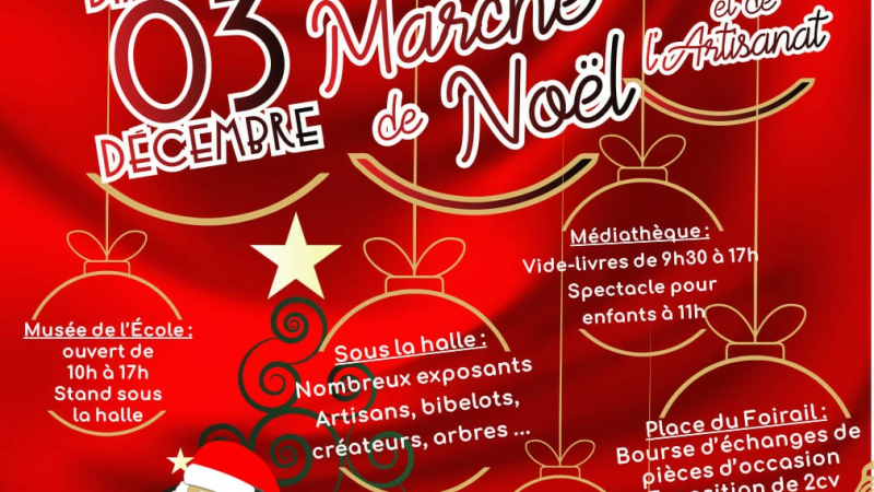 Saint-Clar organise aussi son Marché de Noël ce dimanche !