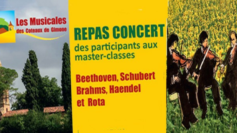 Rendez-vous convivial avec Les Musicales des coteaux de Gascogne.