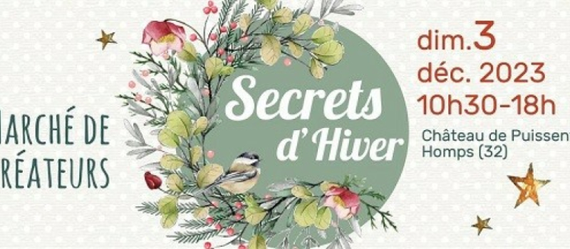 Marché de créateurs gersois « Jardin Secret ».