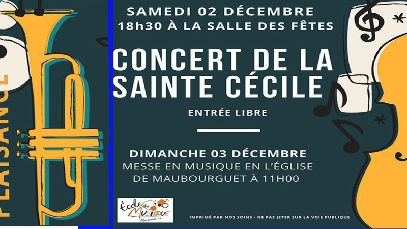 2 concerts pour Sainte Cécile