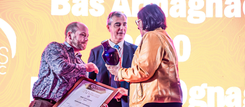 71e Concours des grandes eaux-de-vie d'Armagnac à Éauze : le Domaine d'Ognoas 2010 reçoit le Prix du Président de la République