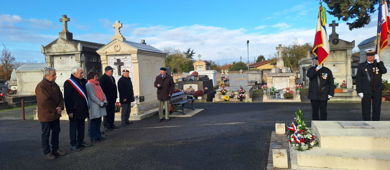 Commémoration de la journée du 5 décembre à l'Isle-Jourdain.