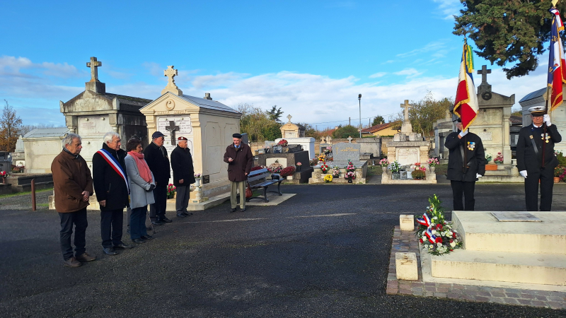 Commémoration de la journée du 5 décembre à l'Isle-Jourdain.