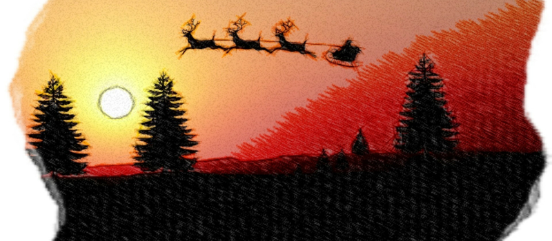 Une nuit de Noël à la montagne
