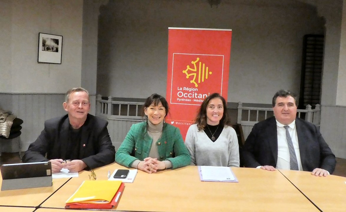 Les quatre Conseillers régionaux
