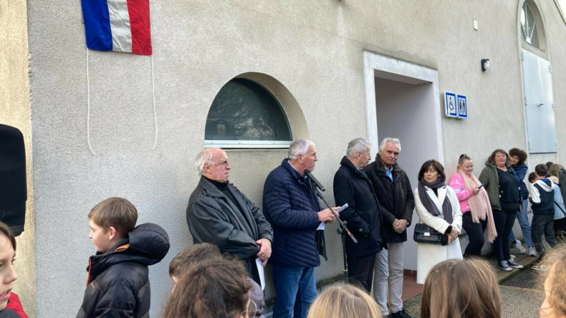 Inauguration du Square de la Laïcité  et de la rue Jean Jaurès