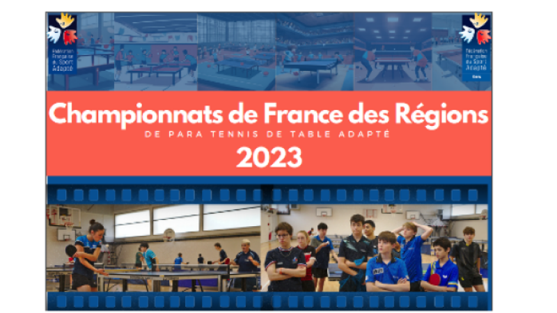 Le Championnat de France des Régions de Para Tennis de table Adapté, c'est ce week-end !