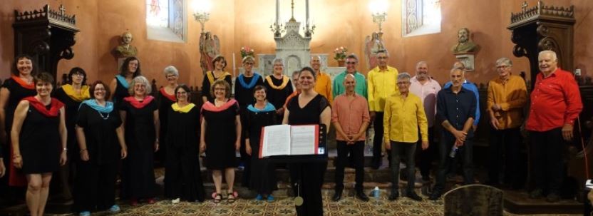 Le groupe vocal " Escale vocale, musiques du Monde"