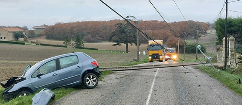 Des accidents mais aussi des inconscients au volant