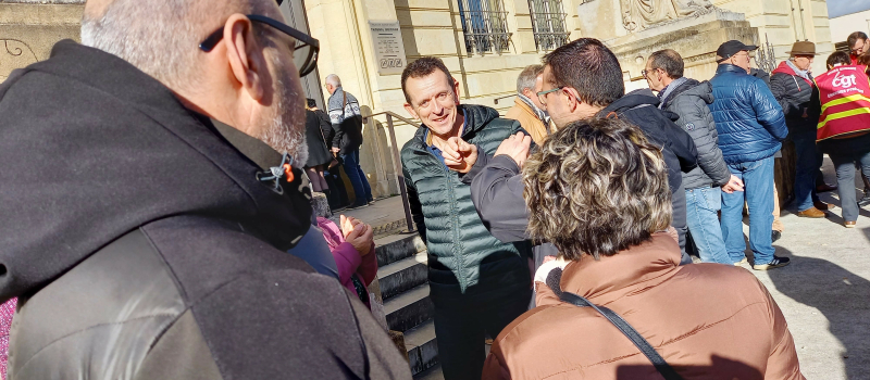 Relaxe pour le syndicaliste CGT poursuivi en justice suite à une affiche litigieuse déposée sur le mur de la permanence du député