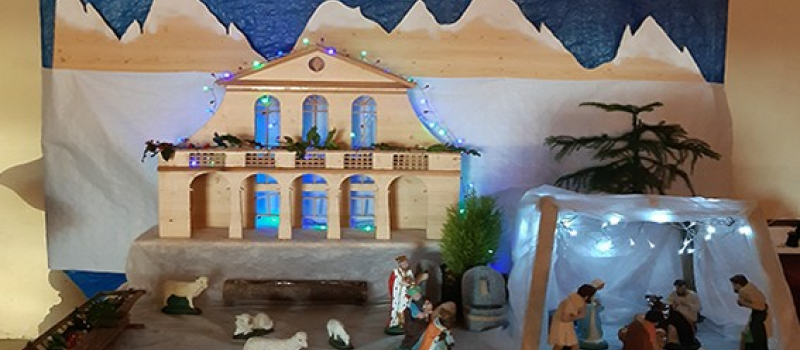 La crèche en bonne place