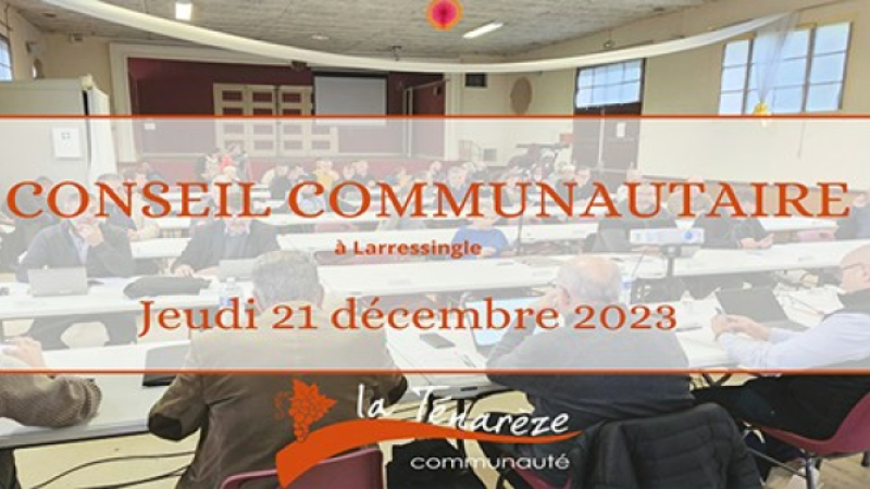 Conseil communautaire de la Tenareze