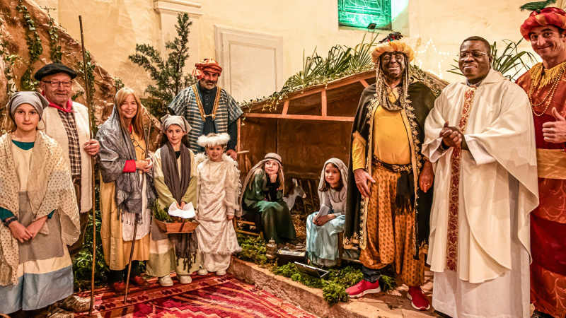 La crèche vivante de nouveau mise en scène à Saint-Martin-d'Armagnac