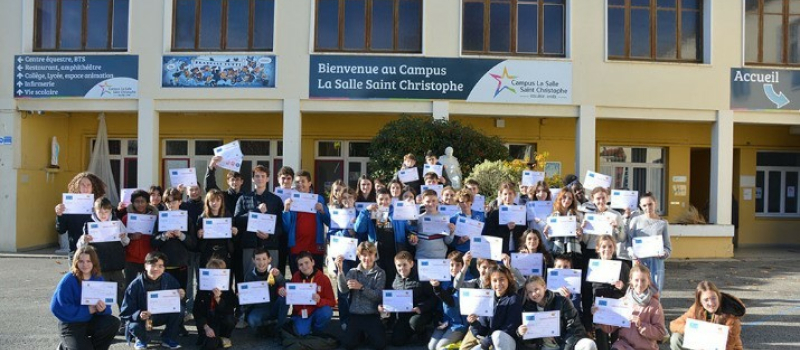 94 collégiens méritants