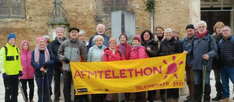 Ils ont marché pour le Téléthon