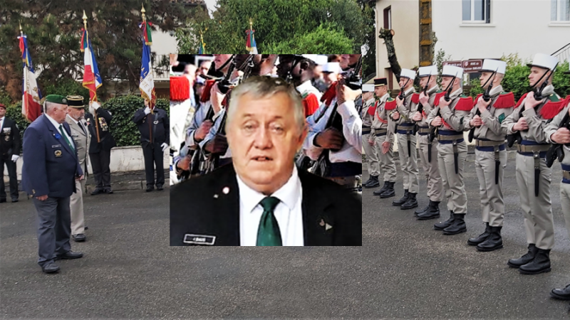 L’adjudant-chef Ivan Baus président de l’amicale des anciens de la légion étrangère du Gers nous a quittés subitement la veille de noël.