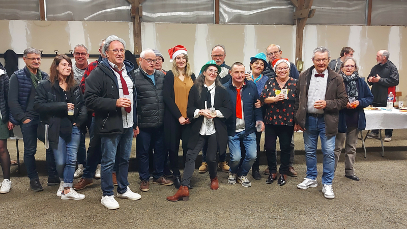 La Joyeuse Pétanque Vicoise a fêté la fin de l'année