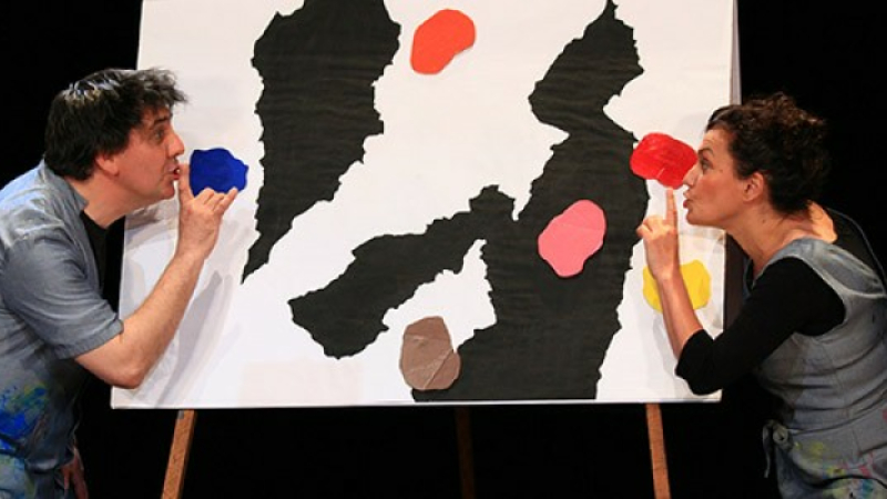 Ligue de l'Enseignement du Gers : tournée départementale du spectacle jeune public Petit Bleu et Petit Jaune