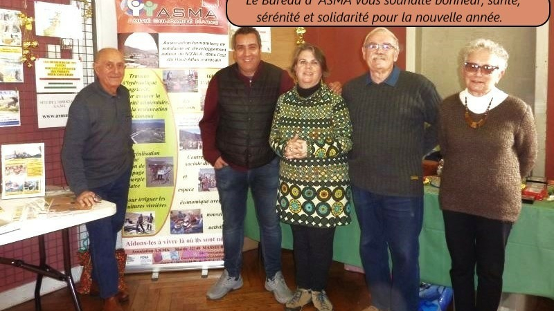 Les vœux de l'association  ASMA