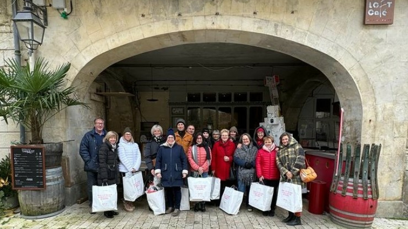 Satisfaction pour la  tombola de Noël