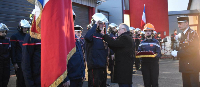 Les pompiers ont été honorés et ont fêté la Sainte Barbe