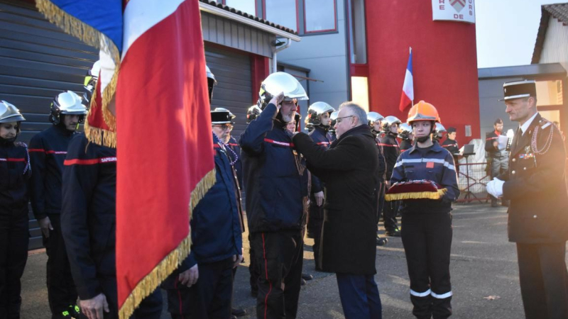Les pompiers ont été honorés et ont fêté la Sainte Barbe