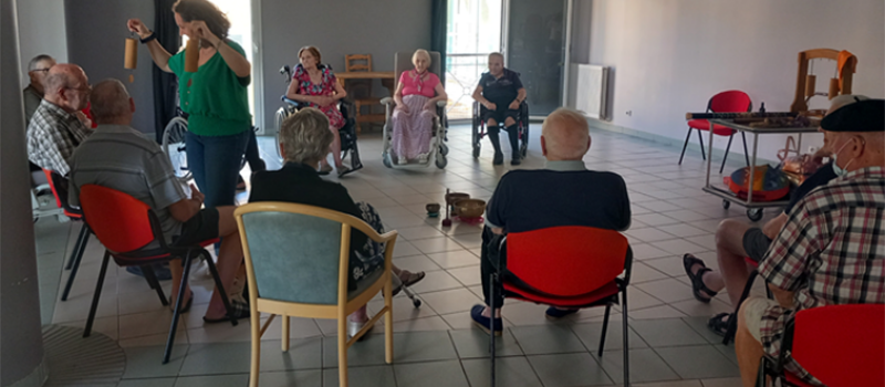Des ateliers de musicothérapie à l’EHPAD