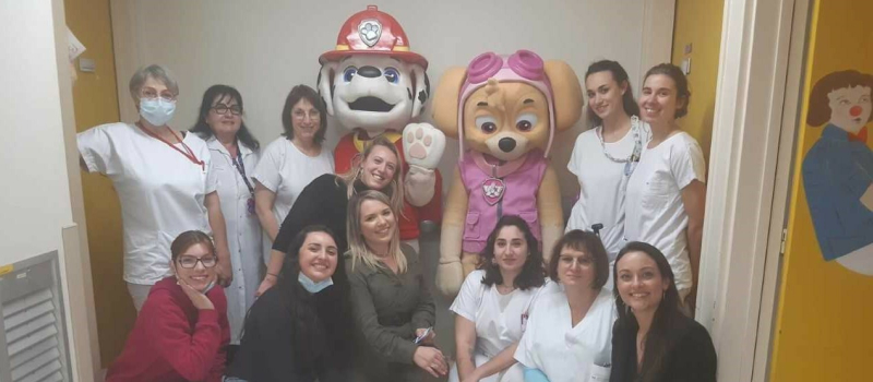 La Pat’Patrouille au Centre Hospitalier d’Auch