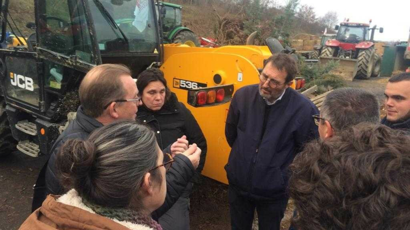 Les élus communistes aux cotés des agricultrices et des agriculteurs sur les barrages