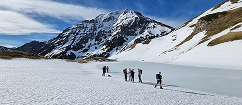 En montagne au  printemps de janvier ou presque