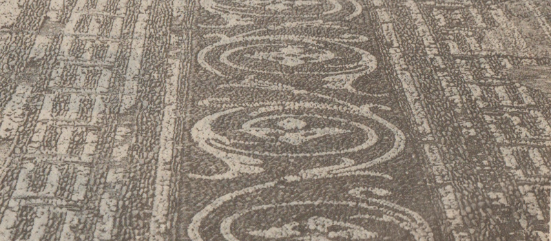 Le trottoir en mosaïque d'Henri de Rivière