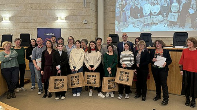 Victoire Costa lauréate du 1erconcours d’éloquence du Conseil départemental