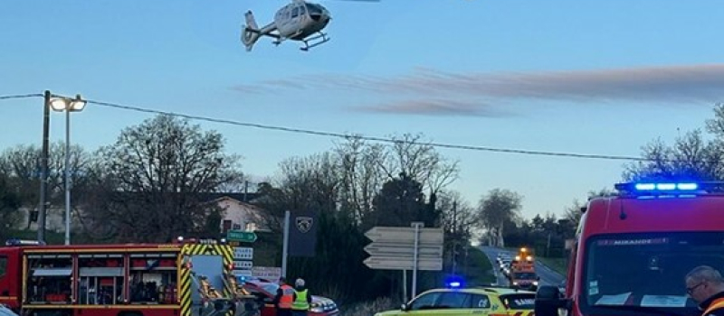 Grave accident aux Trouettes, 2 blessés en urgence absolue