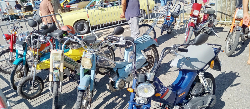 49e bourse du Tacot's Club Gascon sous le signe des 2 CV et cyclomoteurs