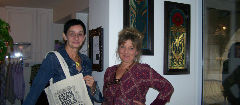 A "Croq'la Vie", vernissage de l'artiste Genowefa Pawlak.
