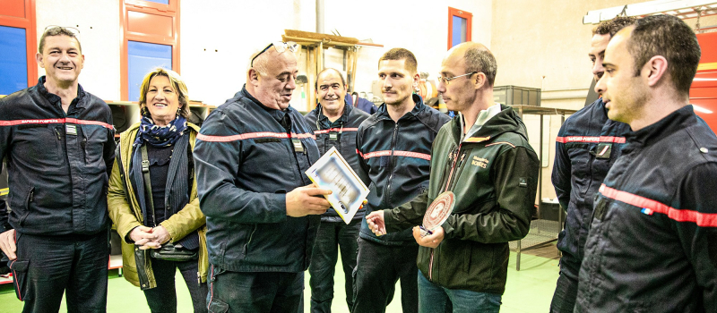 Nogaro: un label vient distinguer une entreprise en tant qu'«Employeur partenaire des sapeurs-pompiers»