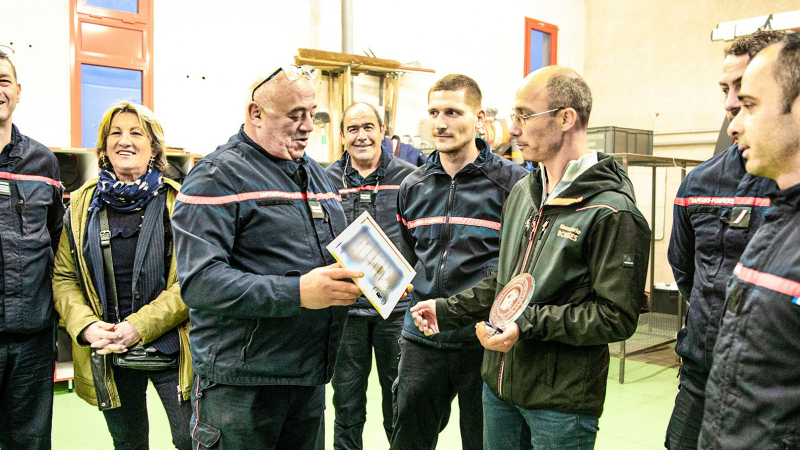 Nogaro: un label vient distinguer une entreprise en tant qu'«Employeur partenaire des sapeurs-pompiers»